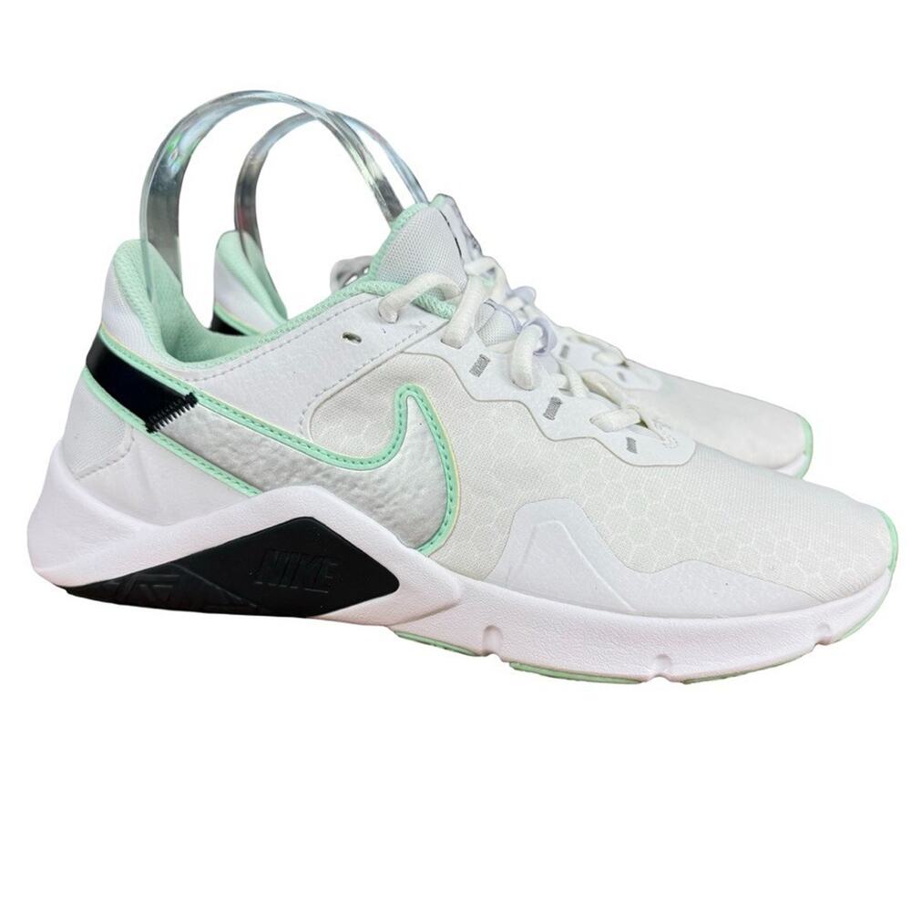 Nike Legend Essential 2 Mint Foam White Sneakers Athletic Shoes Gym Running sz 8